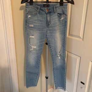 Abercrombie & Fitch Harper Distressed Light Blue Women's Jeans size 4